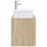 Bathroom Furniture Set Sonoma Oak Engineered Wood 3404384