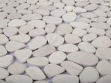 Pebble Tiles White 30 x 30 cm River Pebble 42033533