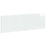 Wall-Mounted Headboard EDE High Gloss White Engineered Wood 896069