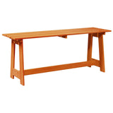 Outdoor Bench Brown 119 x 37 x 47 cm Solid Pine Wood 4012192