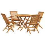 Garden Dining Set Warm teak wood Fine sanded teak hardwood Medium 3059580