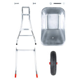 Wheelbarrow 90 L 150 kg Galvanised Steel and Plastic 4013467