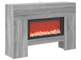 Electric Fireplace Grey Sonoma 100 x 24.5 x 90 cm 8020765