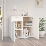 805770 Sideboard White 80x36x75 cm Engineered Wood