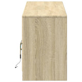 TV Cabinet with LED Sonoma Oak 180x34x50 cm Engineered Wood 3307928