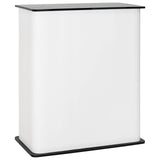 Trade Show Counter Black and White 80 x 40 x 93 cm 42046606