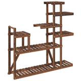Flower Stand 110x25x111 cm Solid Wood Fir 362867