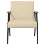 Armchair Cream 59 x 75 x 78 cm Fabric 42017668
