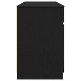 Desk Black oak Engineered wood 140 x 49 x 76 cm 3328508