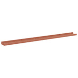 Wall Shelf with Shelf 2 pcs Red 115 x 9 x 3 cm Engineered Wood 42020005
