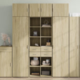 Highboard Sonoma Oak 70x42.5x185 cm Engineered Wood 3281464