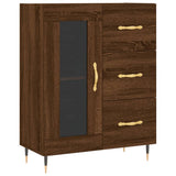 Sideboard Brown Oak 69.5x34x90 cm Engineered Wood 828027