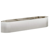 Raised Garden Bed Stainless Steel 220 x 40x 40 cm Steel 8011723