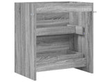 Bathroom Under Sink Cabinet Grey Sonoma 56 x 37.5 x 81 cm 890709