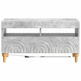 LED TV Cabinet Concrete Grey Engineered Wood 896338