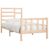 Bed Frame without Mattress 90x200 cm Solid Wood Pine 3107598