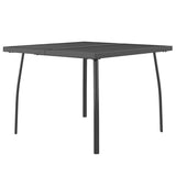 ZNTS 5 Piece Garden Dining Set Anthracite Metal Mesh 3211819
