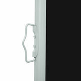 Retractable Side Awning 140 x 300 cm Black 45353