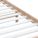 3100579 Bed Frame without Mattress Solid Wood 100x200 cm