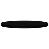 Table Top Dark Brown 80x40x4 cm Solid Wood Oak Oval 4009057
