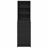 Highboard Black oak 40 x 41 x 135 cm Engineered wood 865047