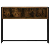 End Table Smoke Oak 100 x 36 x 75 cm Engineered Wood 886692