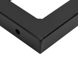 Basin Shelf Wall Mounted Steel and Solid Wood Beech 3302419