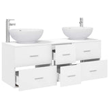 Bathroom Furniture Set 3 pcs White 49.5 x 44.5 x 65 cm 3405907