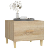 Coffee Tables 2 pcs Sonoma Oak 50x50x40 cm Engineered Wood 812715