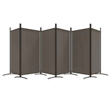 6-Panel Room Divider Anthracite 520x180 cm Fabric 350272