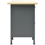 145347 Workbench Black 160x60x85 cm Steel