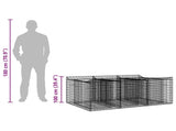 Gabion Raised Bed Silver 42033298