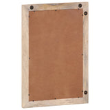 Bathroom Mirror 50x70 cm Solid Wood Mango and Glass 377592