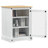 HiFi cabinet White 60 x 50 x 82 cm Solid Pine Wood 42024948