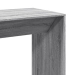 ZNTS Bar Table Grey Sonoma 102x50x103.5 cm Engineered Wood 854432