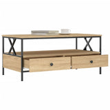 ZNTS Coffee Table Sonoma Oak 100x51x45 cm Engineered Wood 835300