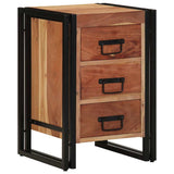 Bedside Cabinet Brown 40 x 40 x 59 cm Solid Acacia Wood 4102731