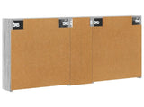 Bathroom Cabinet Set 3 pcs 120 x 14.5 x 70 cm Engineered wood 3403749
