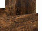 Magazine Rack Smoked Oak 102 x 30 x 45 cm 890964