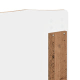 Bed Frame with Headboard Old Wood 120 x 190 cm Solid Pine Wood 3413342