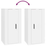 Wall Mounted TV Cabinet White 40x34,5x80 cm 816672