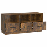 TV Cabinet Smoked Oak 102 x 34.5 x 47 cm Engineered Wood 895370