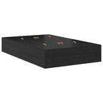 Storage Bed Frame with Drawer Black oak 236.5 x 120 x 31.5 cm 3335630