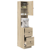 Kitchen Cabinet Beige 35 x 50 x 180 cm Engineered Wood 871372