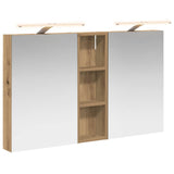 Bathroom Cabinet Set 3 pcs 100 x 10.5 x 60.5 cm Engineered wood 3403711