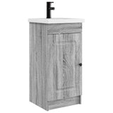 Bathroom Vanity with Sink Grey Sonoma 42 x 40 x 84.5 cm 890000