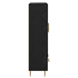 Highboard Black Oak 69.5 x 31 x 115 cm Engineered Wood 882561