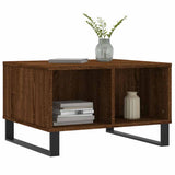 Coffee Table Brown Oak 60x50x36.5 cm Engineered Wood 830555
