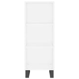 Highboard White 34.5x34x180 cm Engineered Wood 3199385