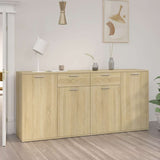Sideboard Sonoma Oak 160x36x75 cm Engineered Wood 3074930